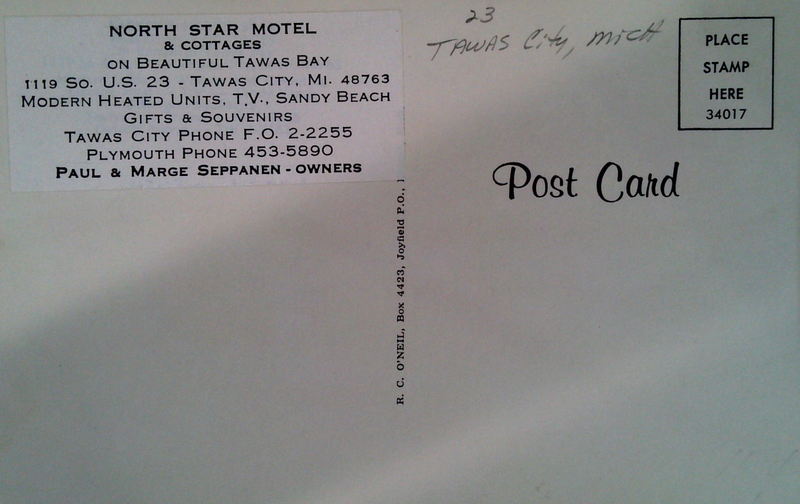 North Star Motel - Old Postcard View
